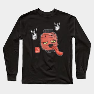 ChoChin Obake - Funny Japanese Lamp Ghost Long Sleeve T-Shirt